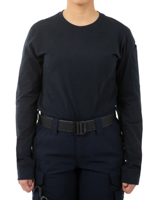 First Tactical Women's Tactix Cotton Long Sleeve T-Shirt with Pen Pocket