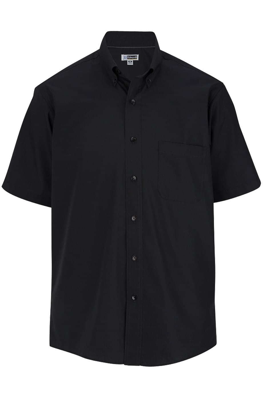 Edwards Garment Lightweight Poplin Short Sleeve Mens Shirt