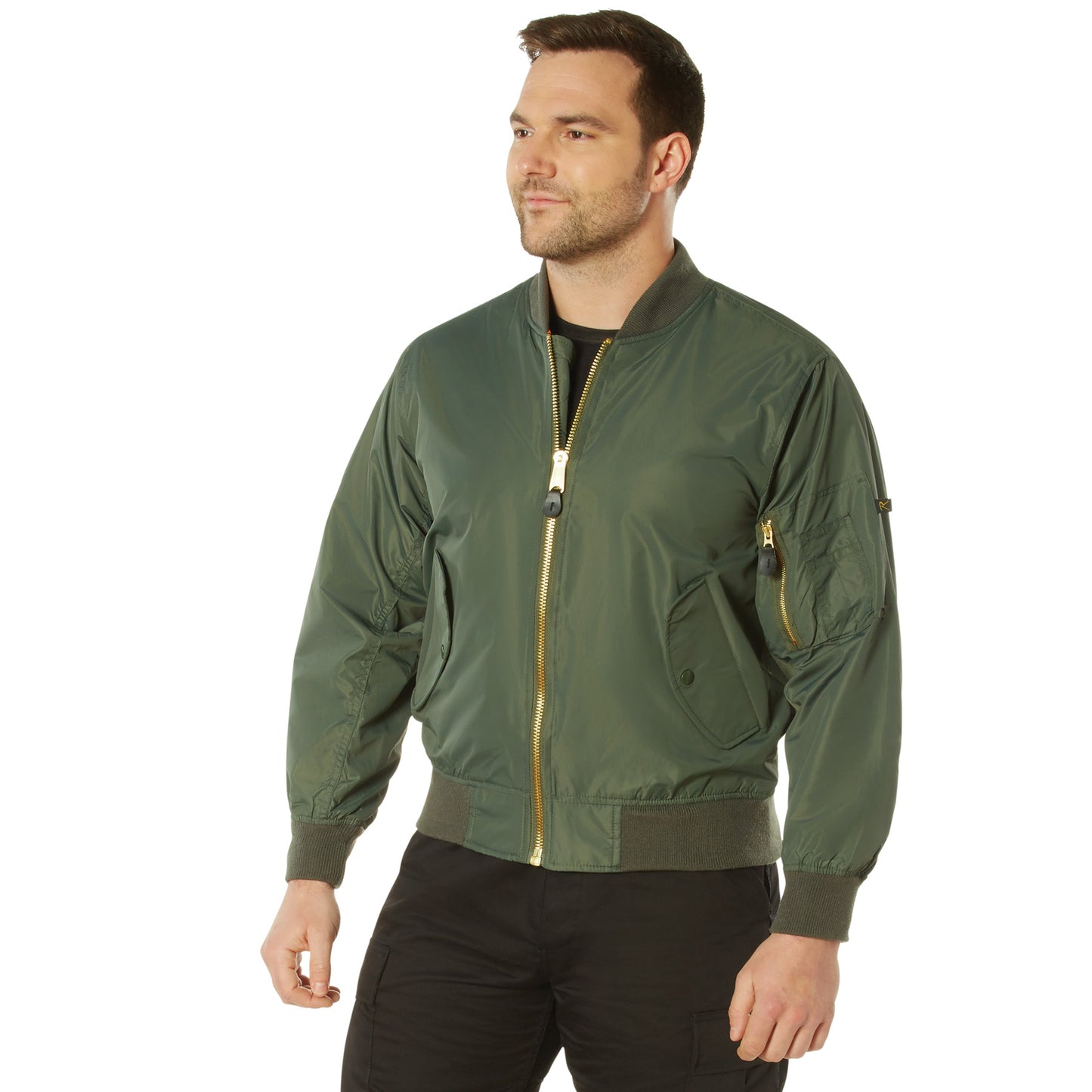 Rothco Lightweight Enhanced Nylon MA-1 Flight Jacket