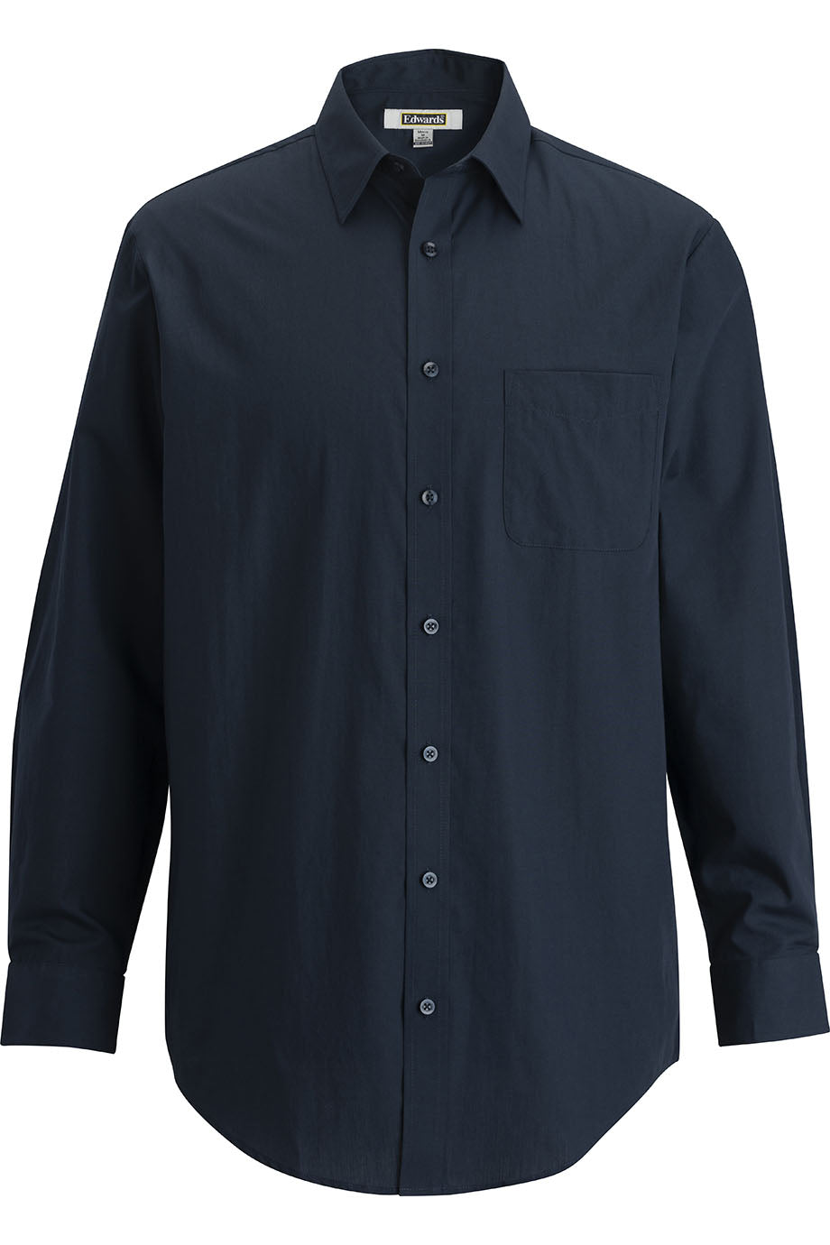 Edwards Garment Essential Broadcloth Long Sleeve Mens Shirt