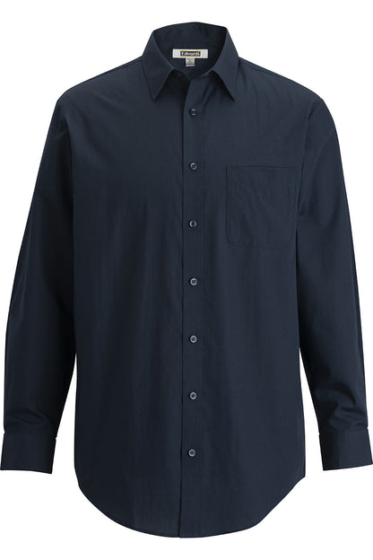 Edwards Garment Essential Broadcloth Long Sleeve Mens Shirt