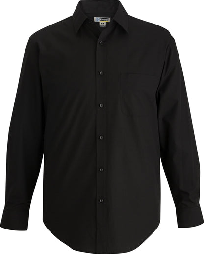 Edwards Garment Essential Broadcloth Long Sleeve Mens Shirt