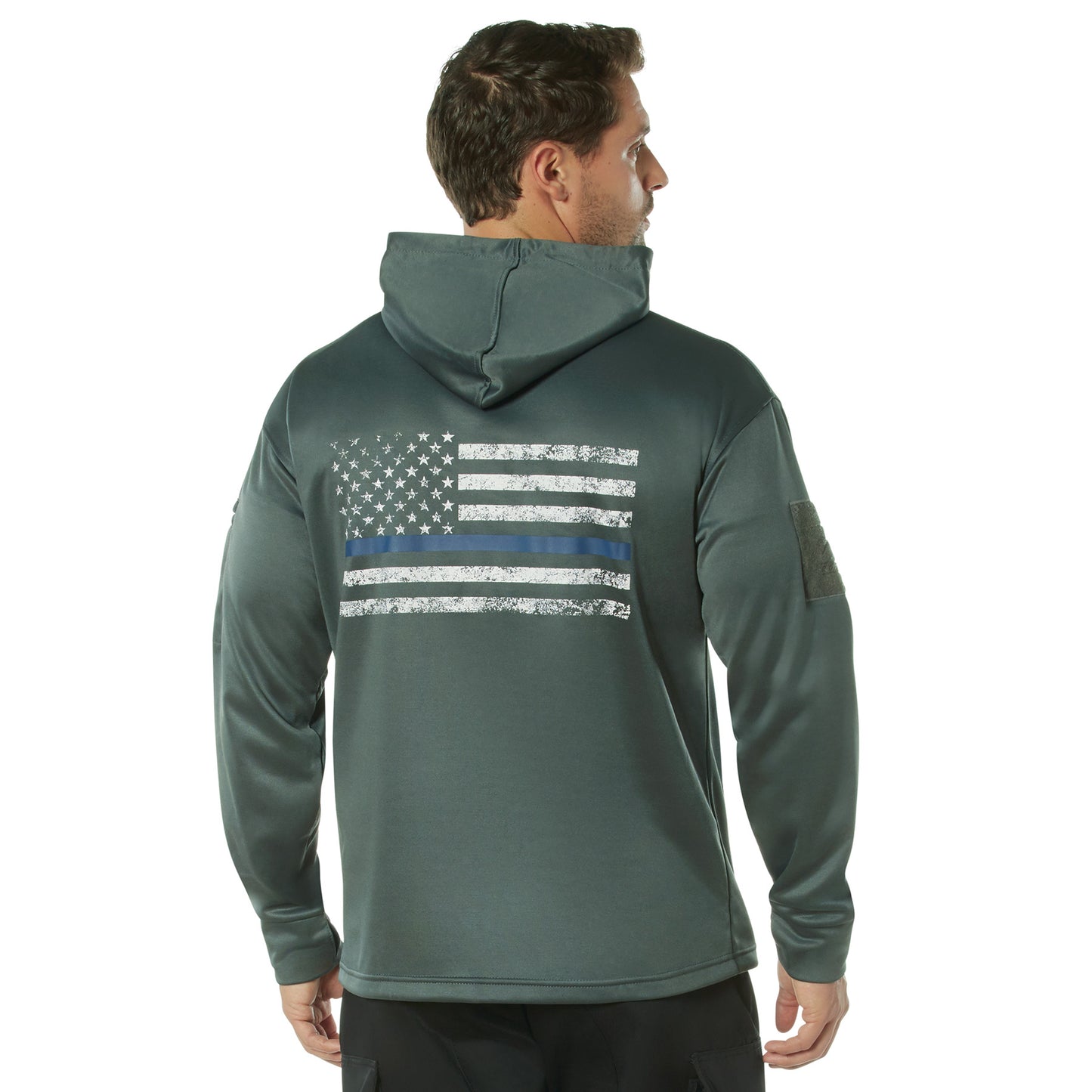 Rothco Concealed Carry Thin Blue Line Hoodie