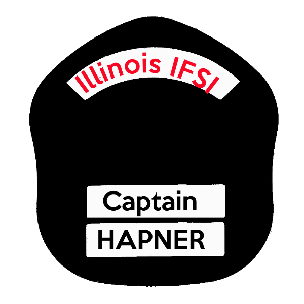 LA Short Style Fire Helmet Shield LAS5