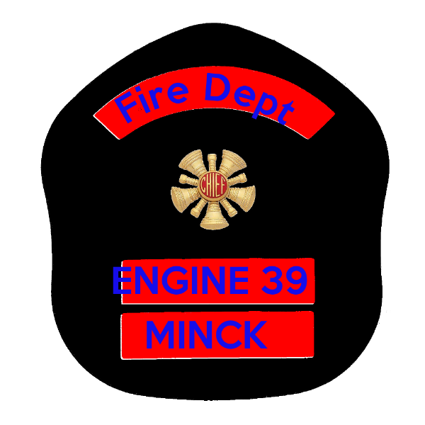 LA Short Style Fire Helmet Shield LAS5