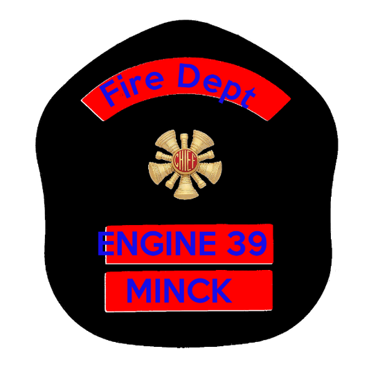 LA Short Style Fire Helmet Shield LAS5