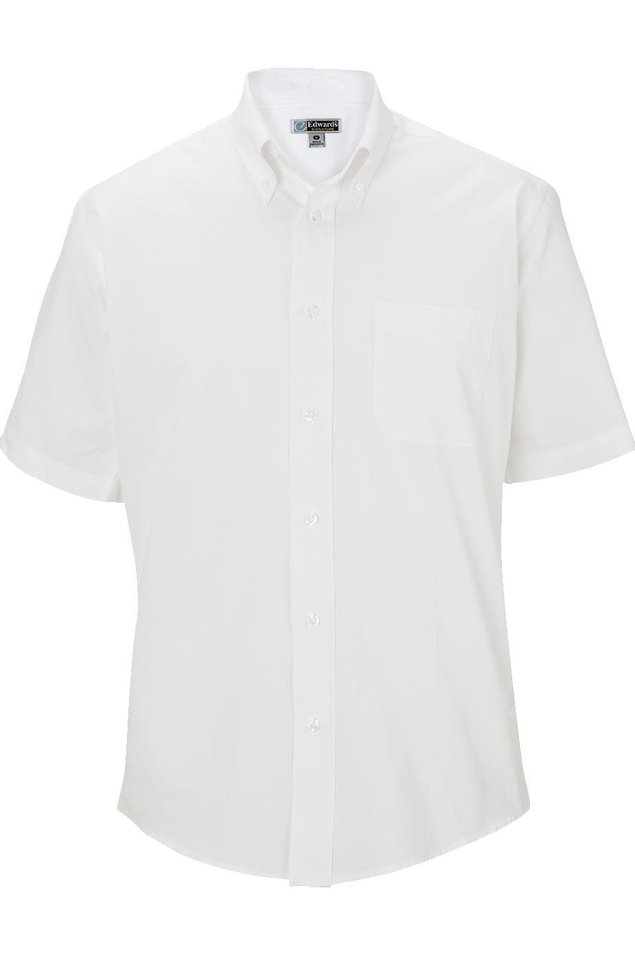 Edwards Garment Pinpoint Oxford Short Sleeve Mens Shirt