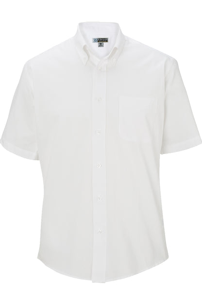 Edwards Garment Pinpoint Oxford Short Sleeve Mens Shirt