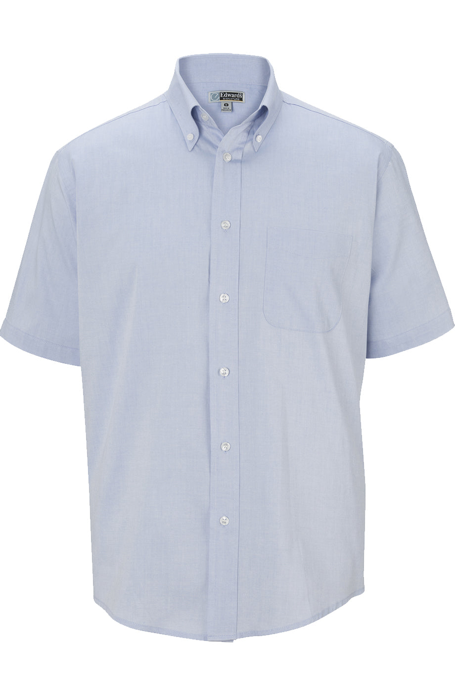 Edwards Garment Pinpoint Oxford Short Sleeve Mens Shirt