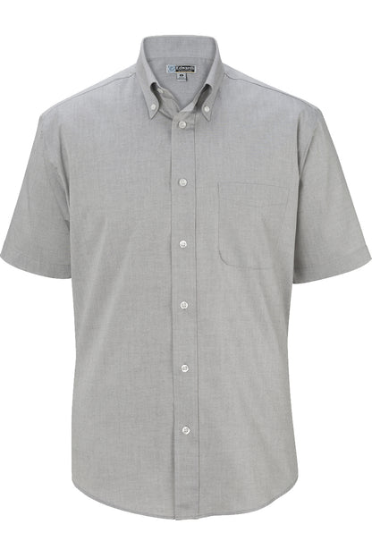 Edwards Garment Pinpoint Oxford Short Sleeve Mens Shirt
