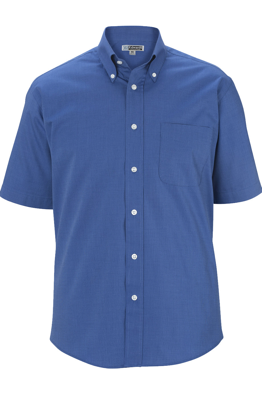Edwards Garment Pinpoint Oxford Short Sleeve Mens Shirt