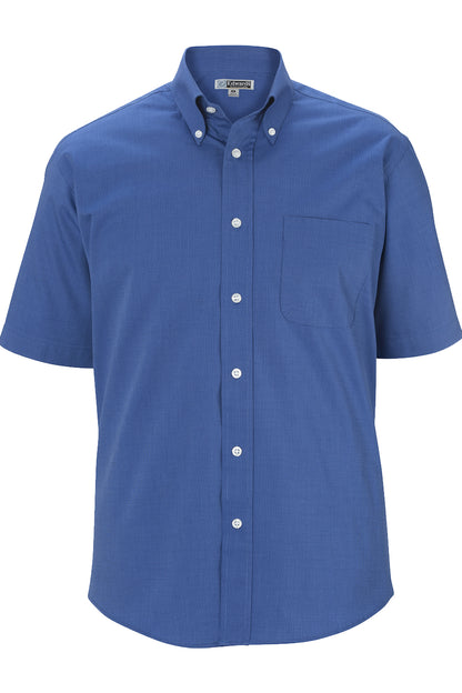 Edwards Garment Pinpoint Oxford Short Sleeve Mens Shirt