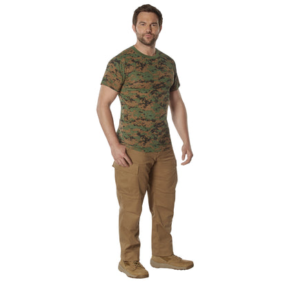 Rothco Camo 100% Cotton T-Shirt