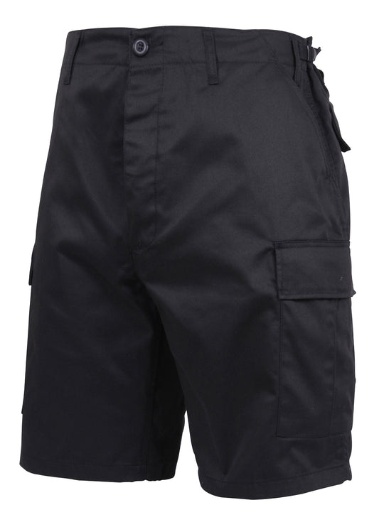 Rothco Zipper Fly BDU Combat Shorts - Black