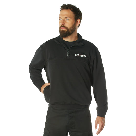 Rothco Security 1/4 Zip Job Shirt - Black