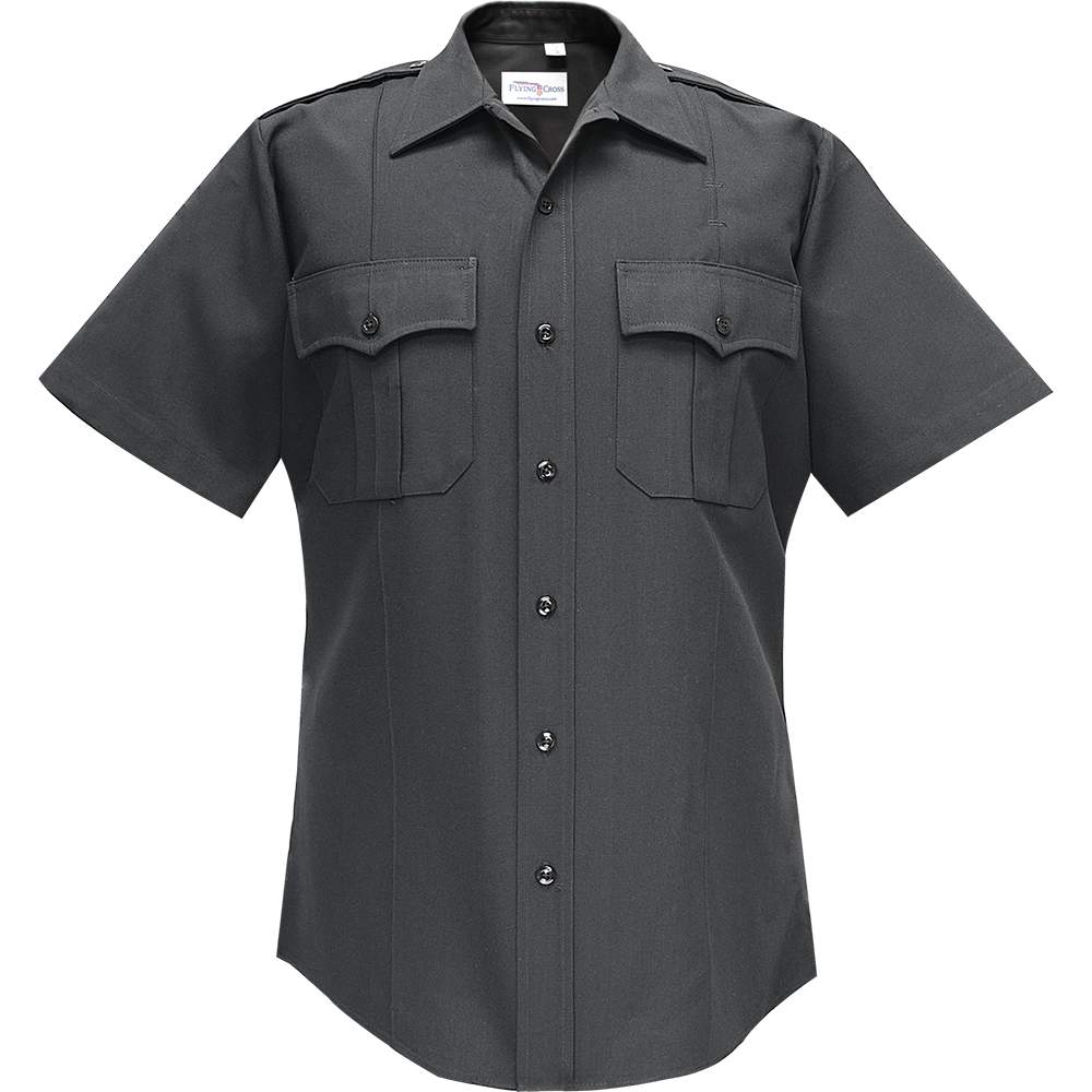 Flying Cross Deluxe Tropical 65% Poly/35% Rayon Men'S Short Sleeve Shirt