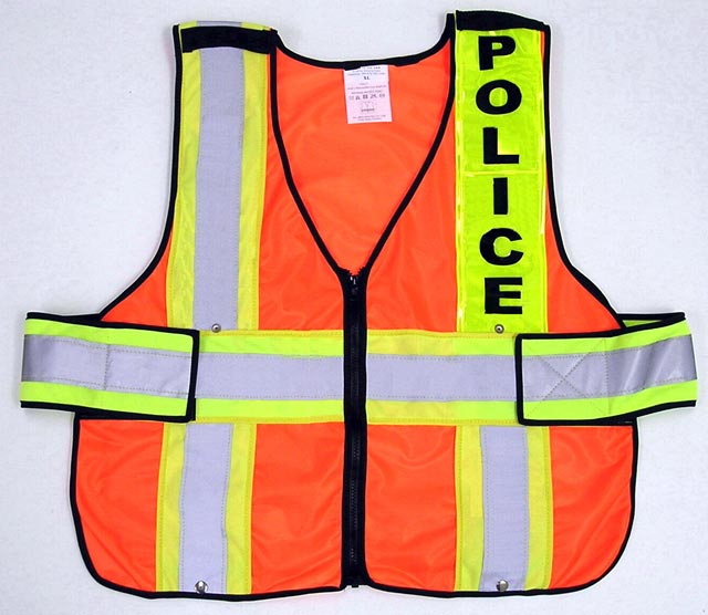 343 Fire V11 ANSI Class 2 Snap-Up Command Vest with High Contrast 4" Reflective Stripes