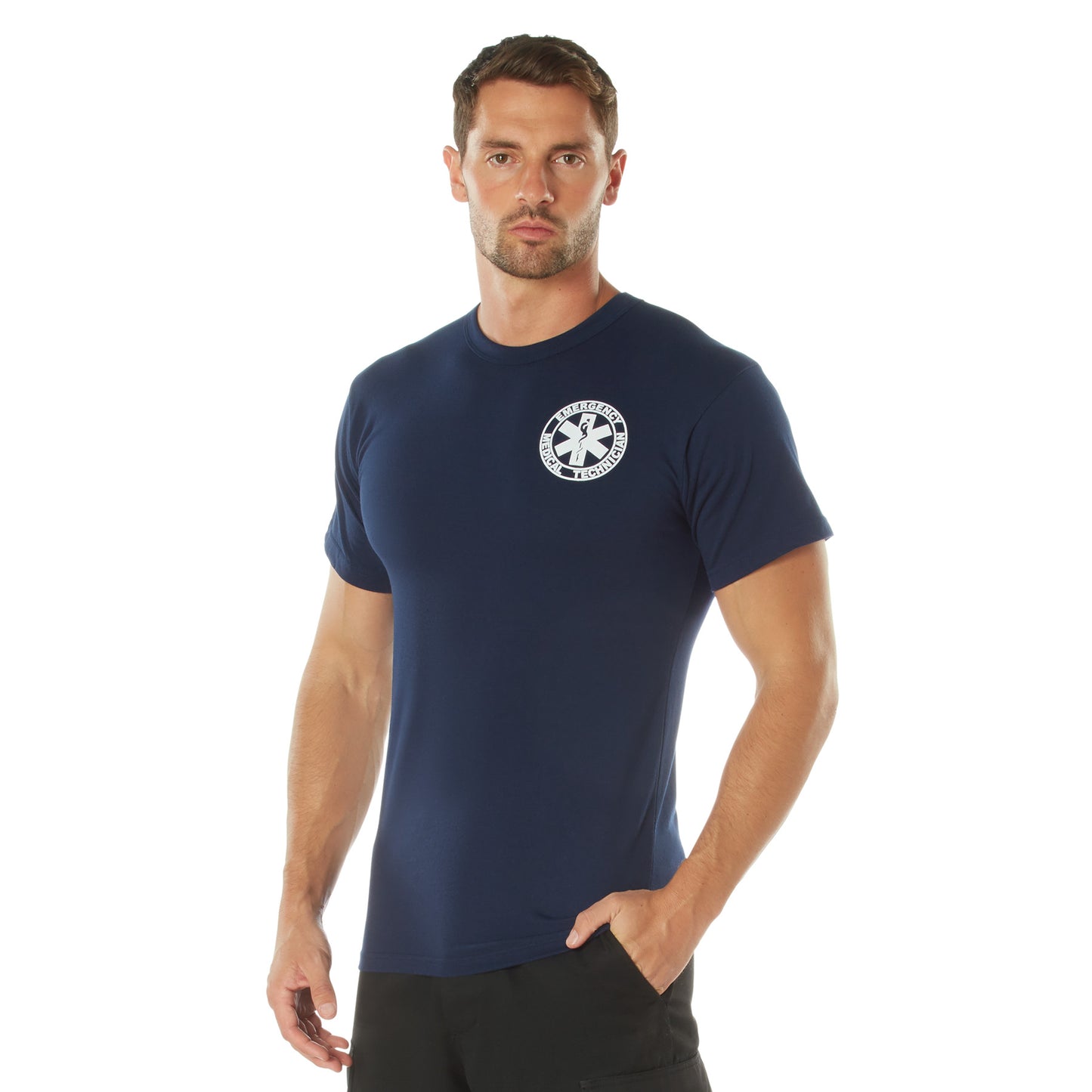 Rothco 2-Sided EMT T-Shirt - Navy