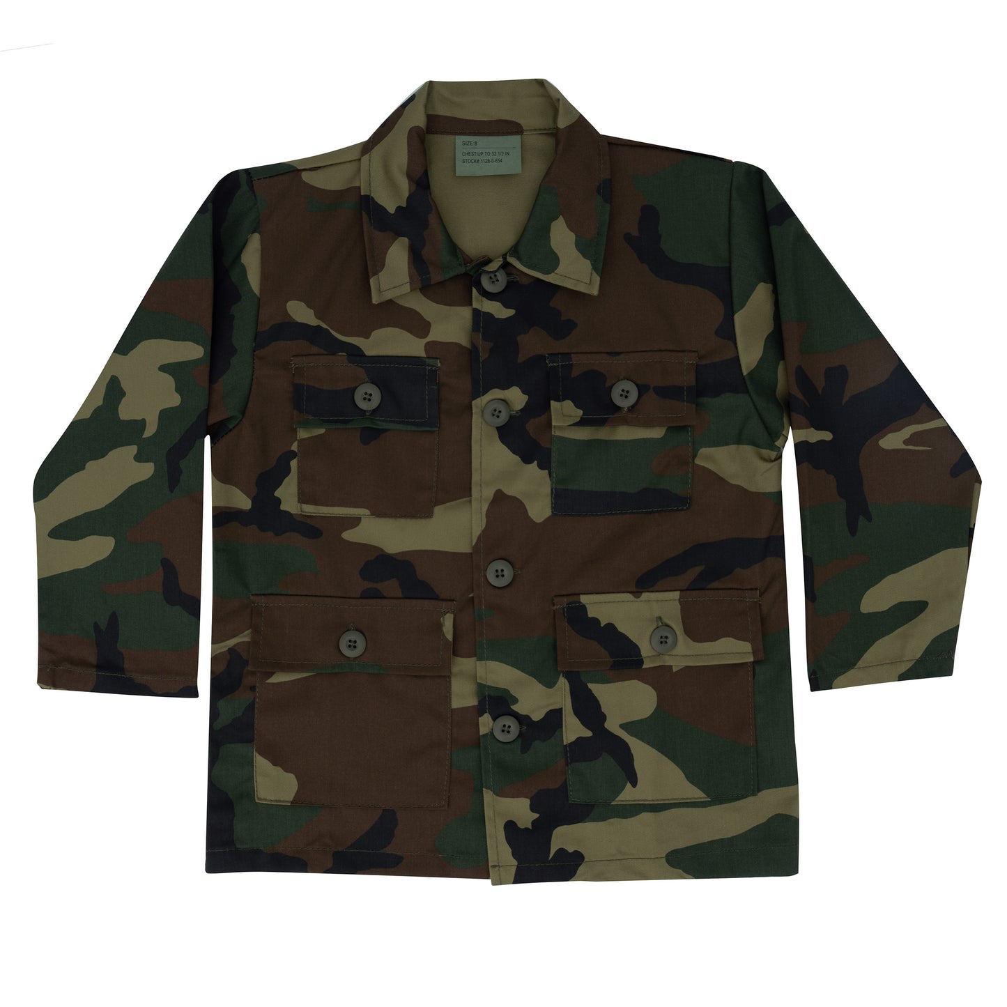 Rothco Kids Camo BDU Shirt - Woodland Camo