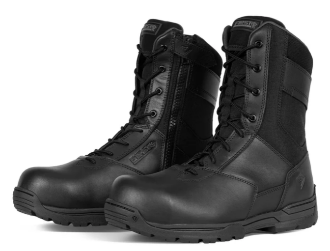 First Tactical Men’s 8” Safety Toe Side-Zip Duty Boot