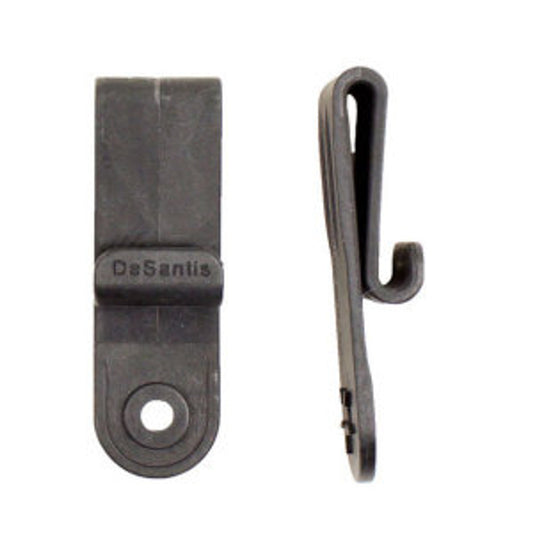 DeSantis GunHide 2 SMALL J-CLIPS (1-HOLE), Black with Ambidextrous Fit