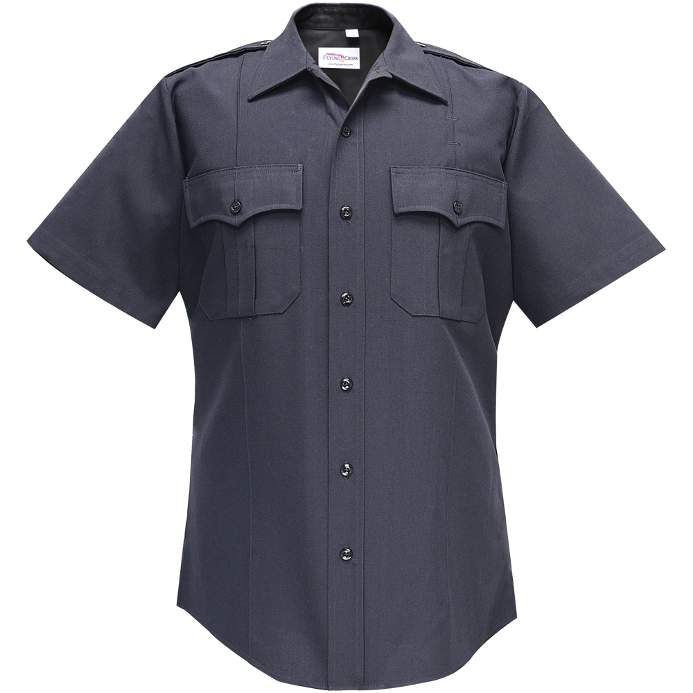 Flying Cross Deluxe Tropical 65% Poly/35% Rayon Men'S Short Sleeve Shirt