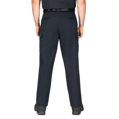 Blauer Side-Pocket Polyester Pants, Black