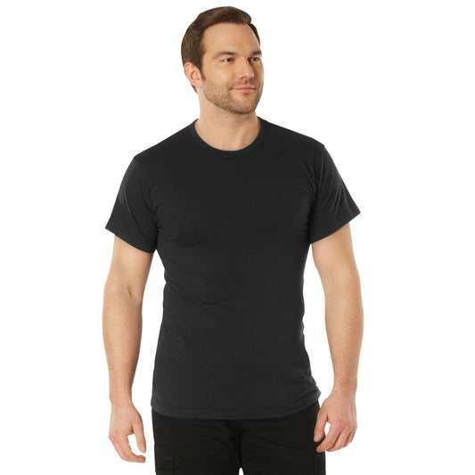 Rothco Solid Color T-Shirt with Cotton / Polyester Blend