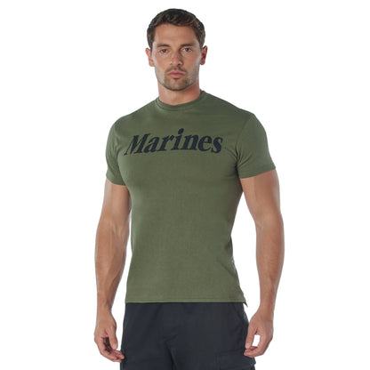 Rothco Marines Olive Drab Military Physical Training T-Shirt