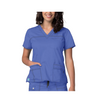 Adar Pop-Stretch Junior Fit Taskwear Scrub Top