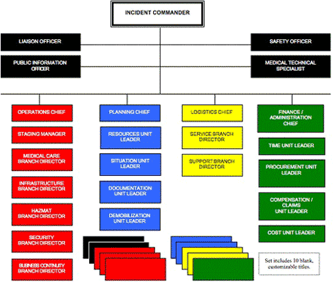 343 Fire HICS Primary Command Vest Set (35 Vest Package)