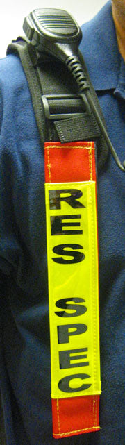 343 Fire Reflective Radio ID bands