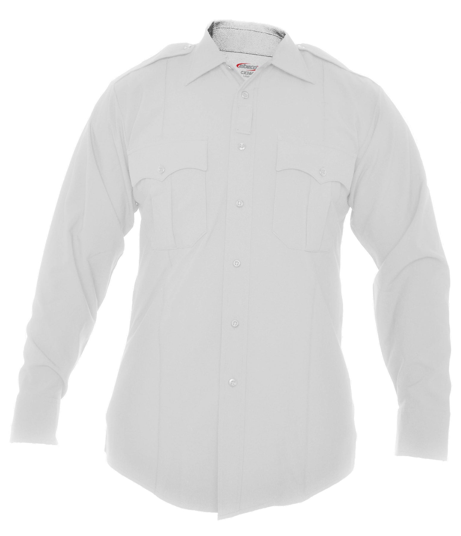 Elbeco CX360 Men's Long Sleeve Shirt - White