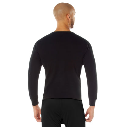 Rothco Midweight Thermal Knit Top - Black