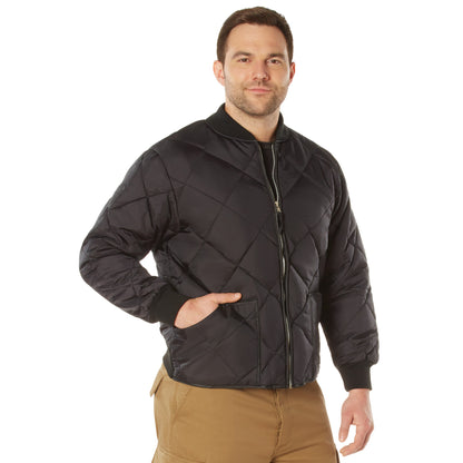 Rothco Diamond Quilted Nylon Flight Jacket