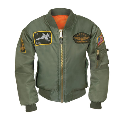 Rothco Kids Flight Jacket with Patches