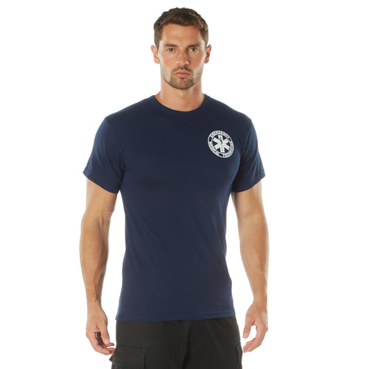 Rothco 2-Sided EMT T-Shirt - Navy