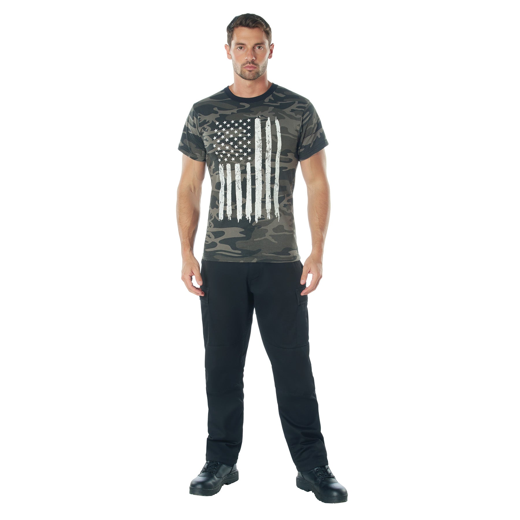 Rothco Camo US Flag T-Shirt