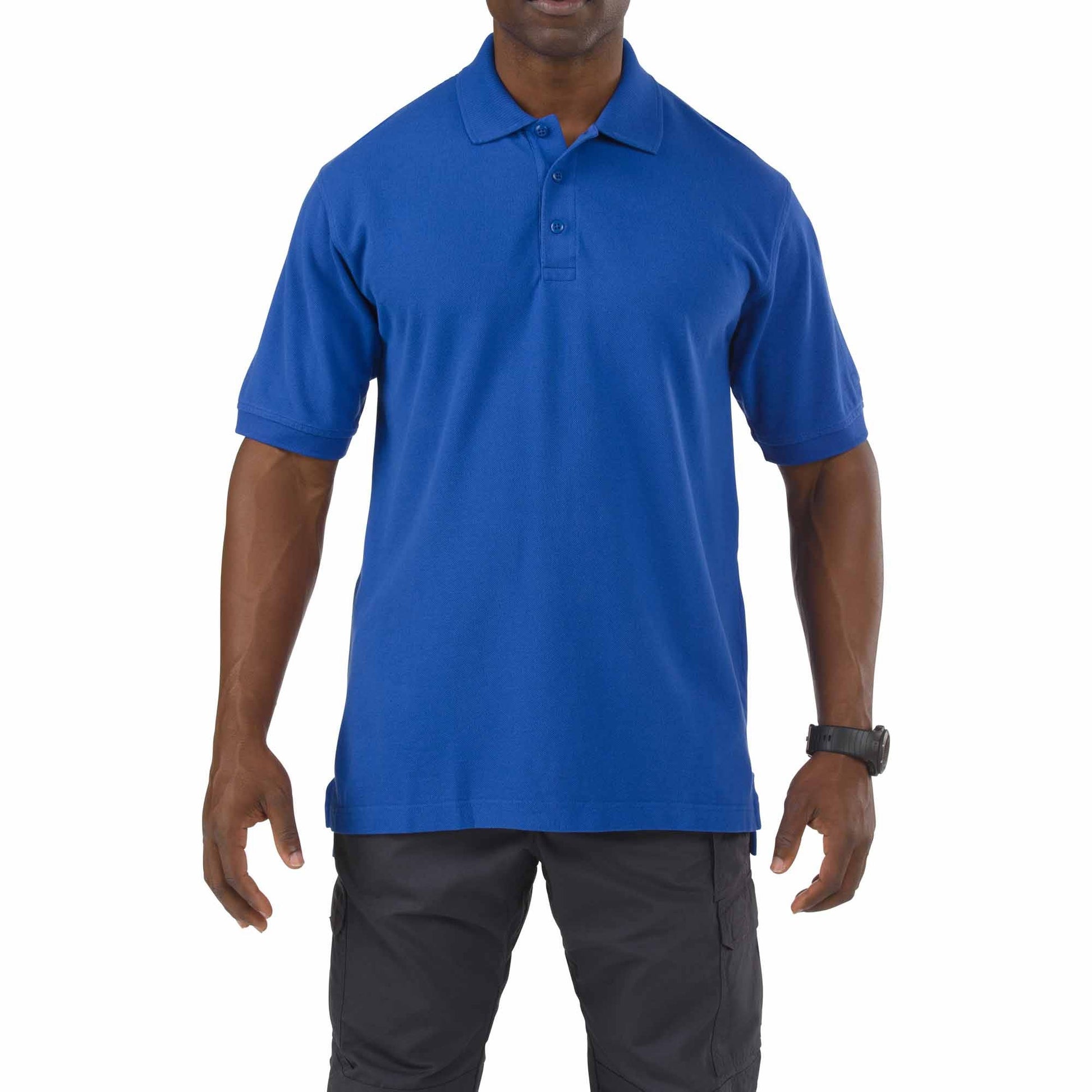 5.11 Professional Short Sleeve Polo - Academy Blue