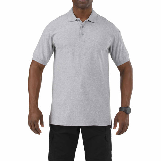 5.11 Utility Short Sleeve Polo - Heather Gray