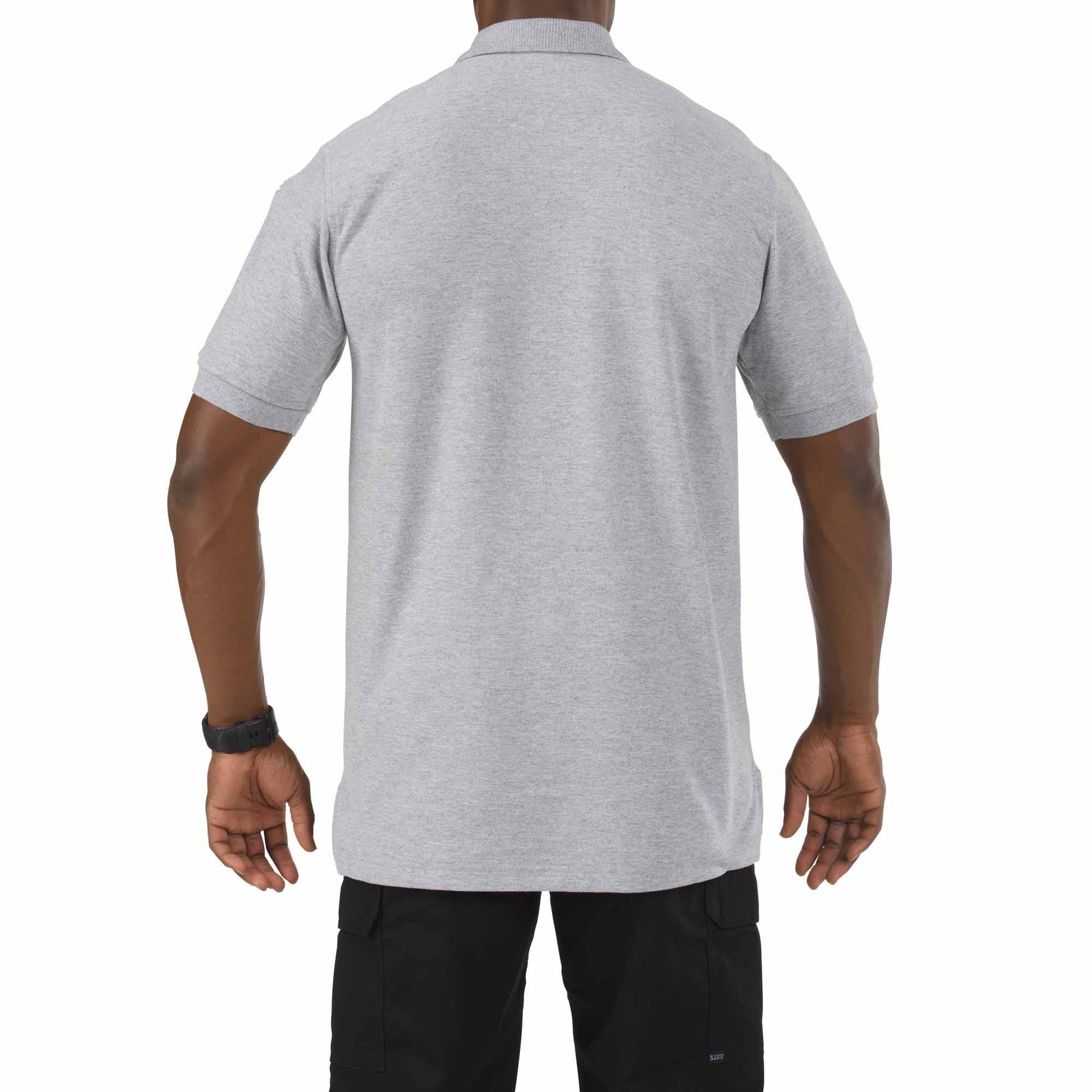 5.11 Utility Short Sleeve Polo - Heather Gray