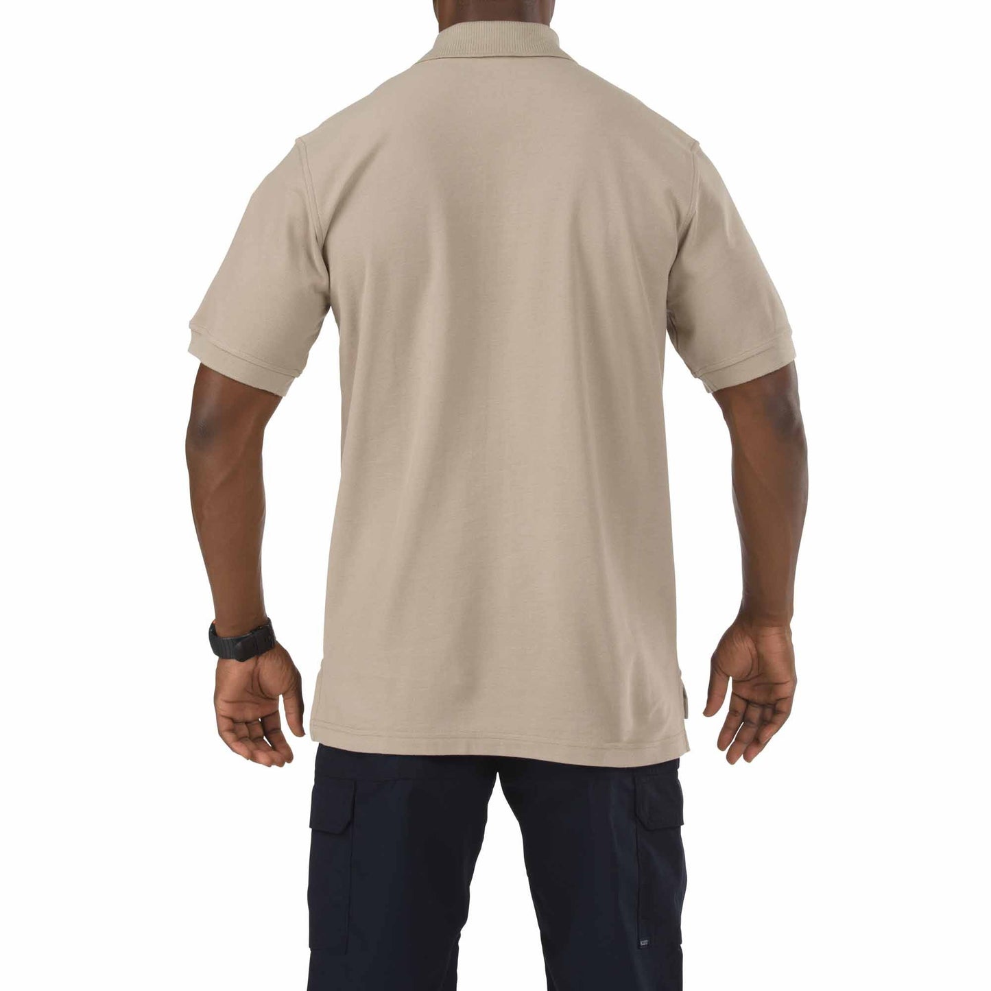 5.11 Utility Short Sleeve Polo - Silver Tan