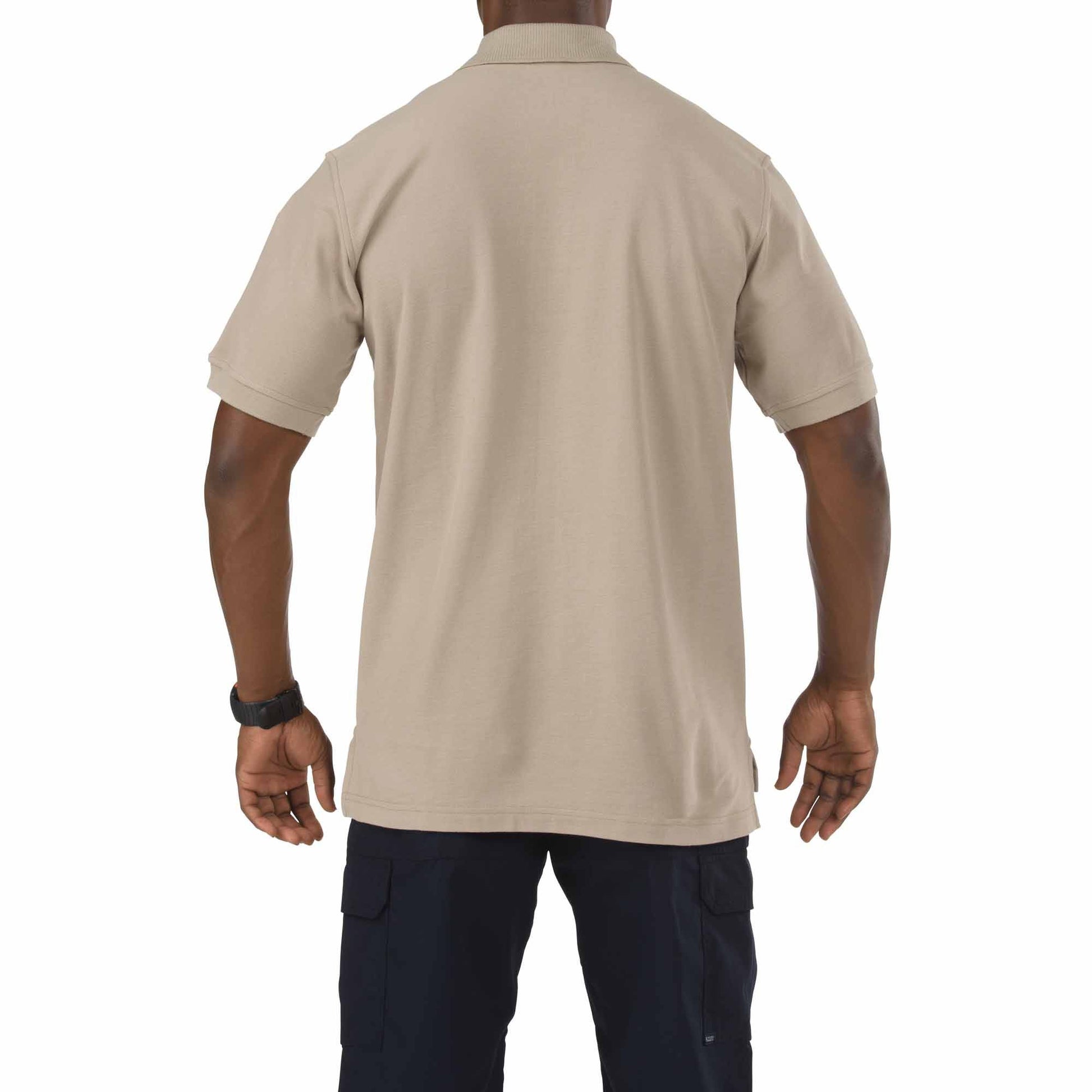 5.11 Utility Short Sleeve Polo - Silver Tan