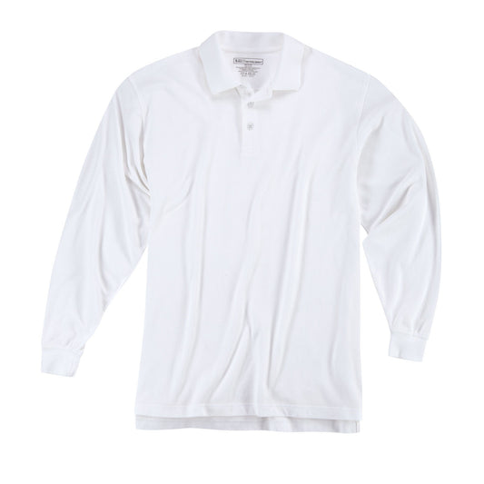 5.11 Professional Long Sleeve Polo - White