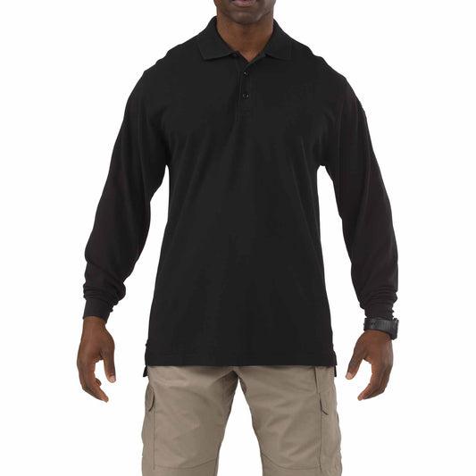 5.11 Professional Long Sleeve Polo - Black