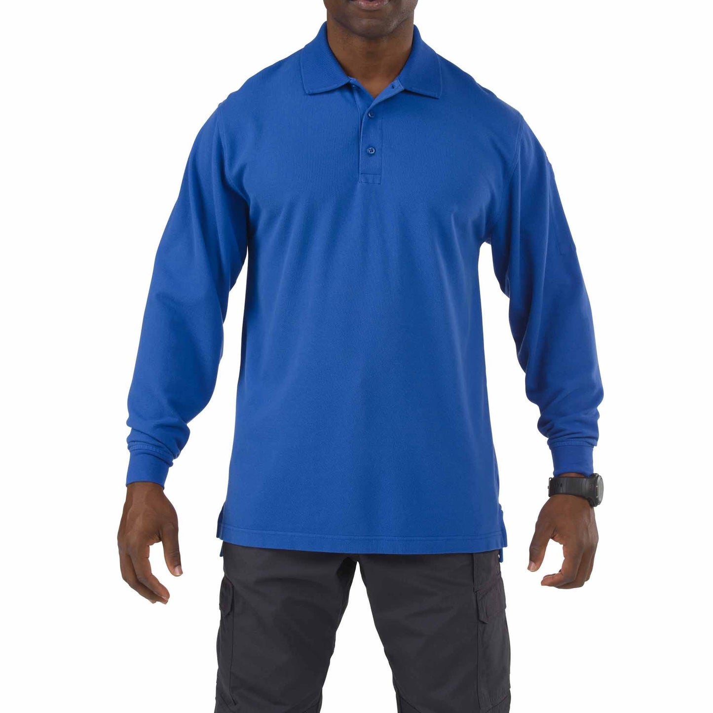 5.11 Professional Long Sleeve Polo - Academy Blue