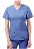 Adar Pro Women's Elevated Solid Scrub Top