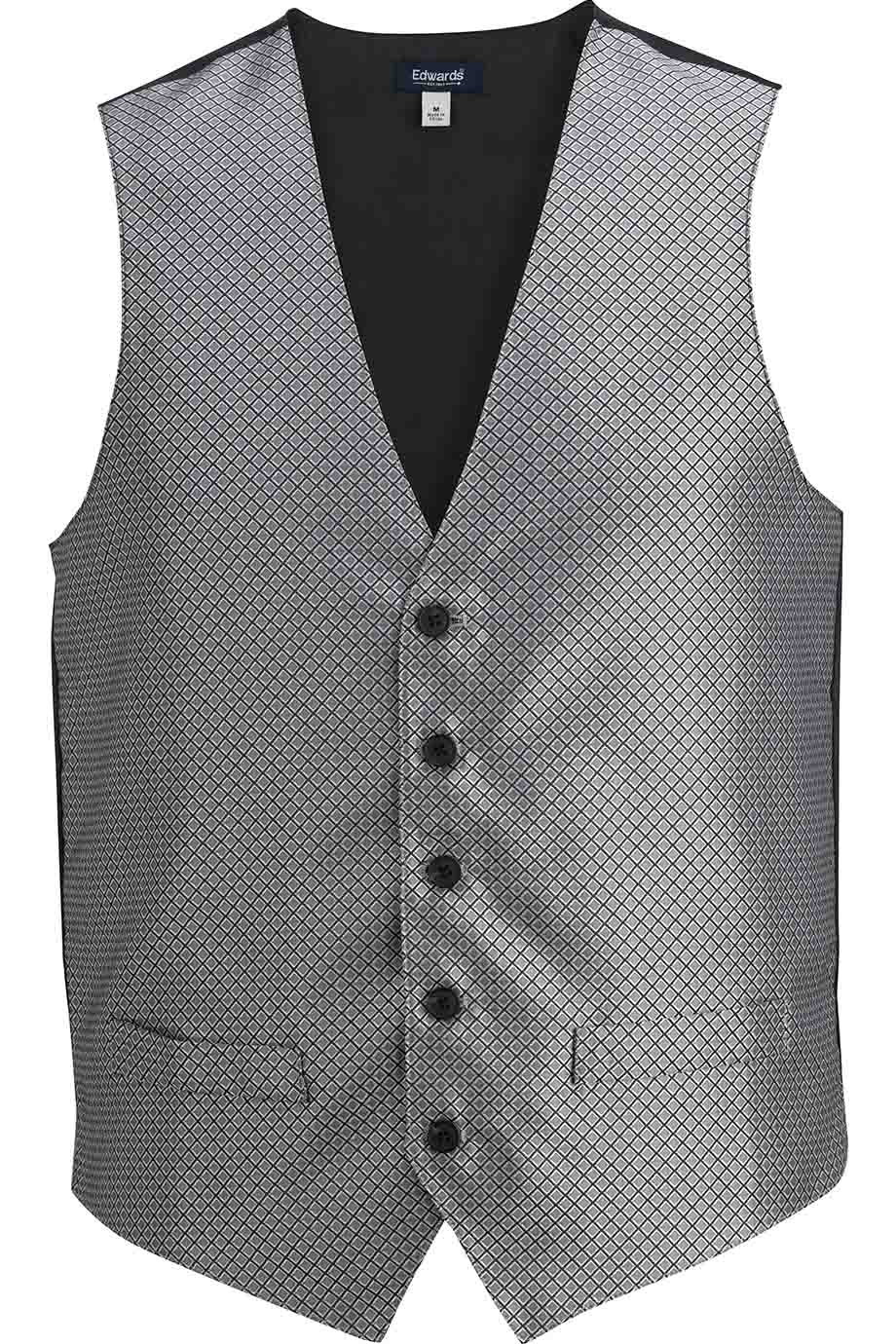 Edwards Garment Brocade Mens Vest