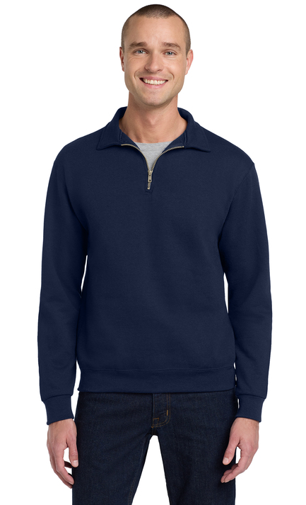 Jerzees® Super Sweats® NuBlend® 1/4-Zip Sweatshirt with Cadet Collar