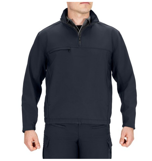 Blauer Softshell Fleece Pullover